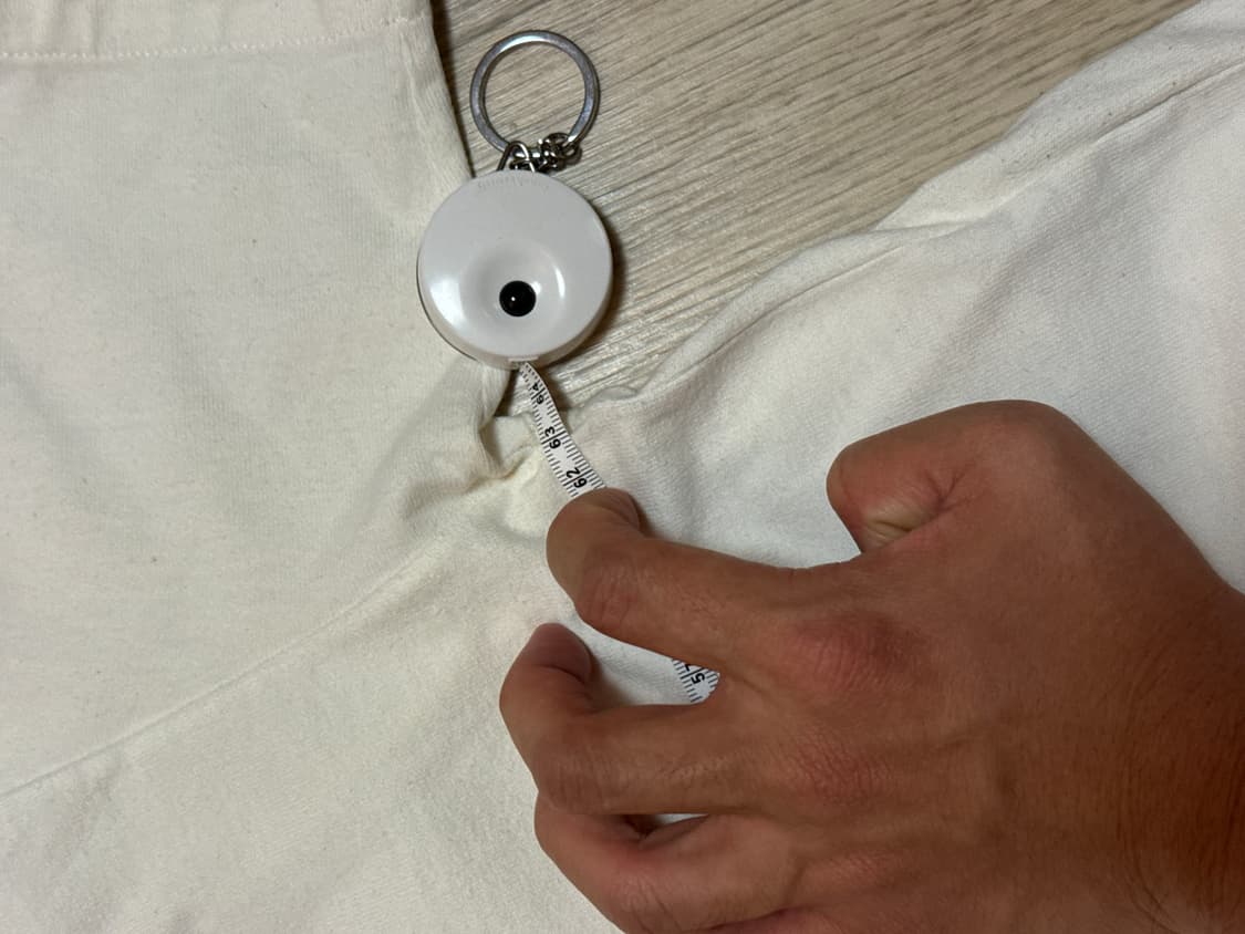 질샌더 로고 티셔츠 박스핏 네추럴 화이트 상품이미지3