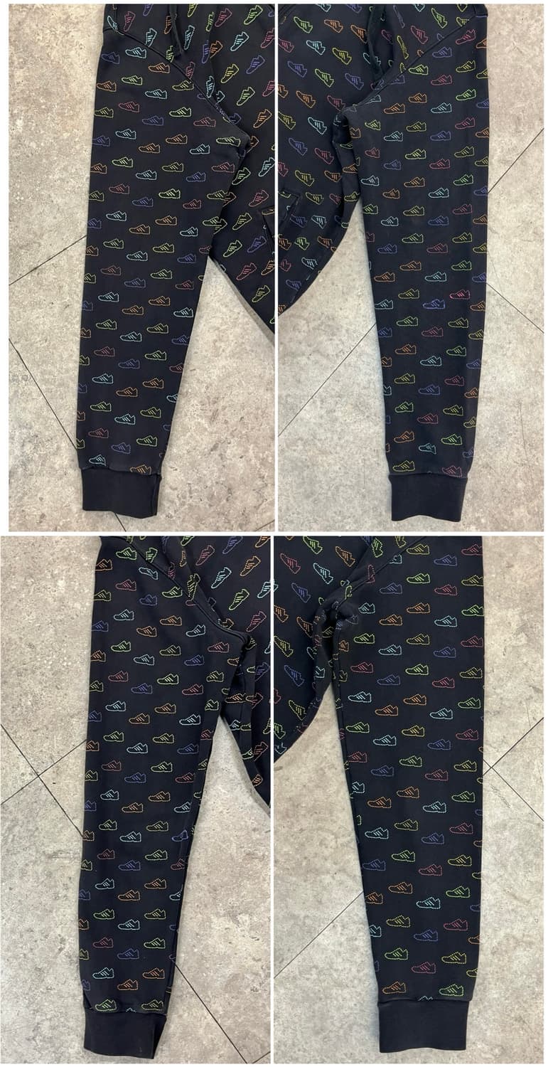 아디다스 슈즈 패턴 후드집업 블랙 105 #csz3239 상품이미지10