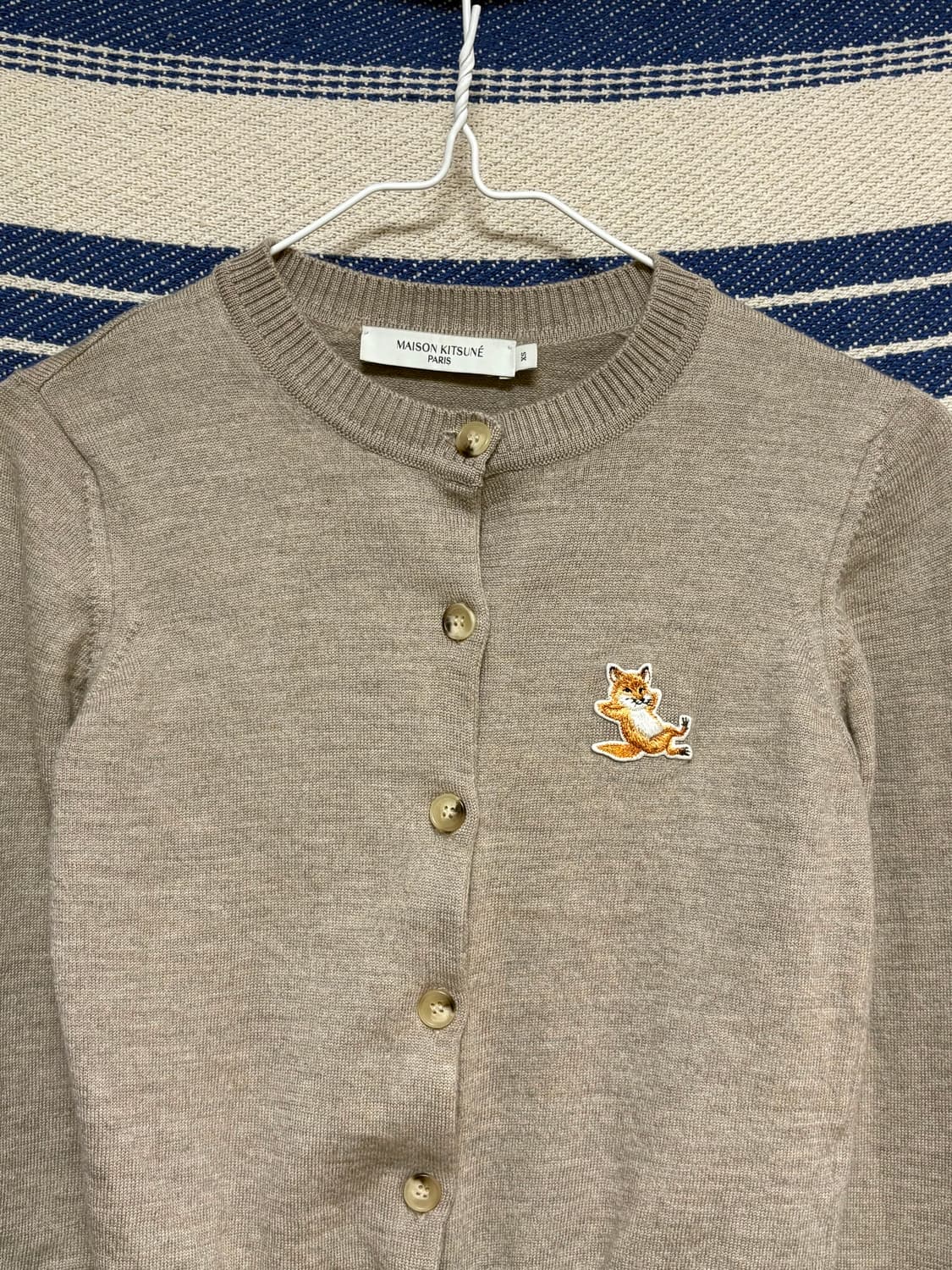 메종키츠네 칠랙스 폭스 패치 가디건 상품이미지2