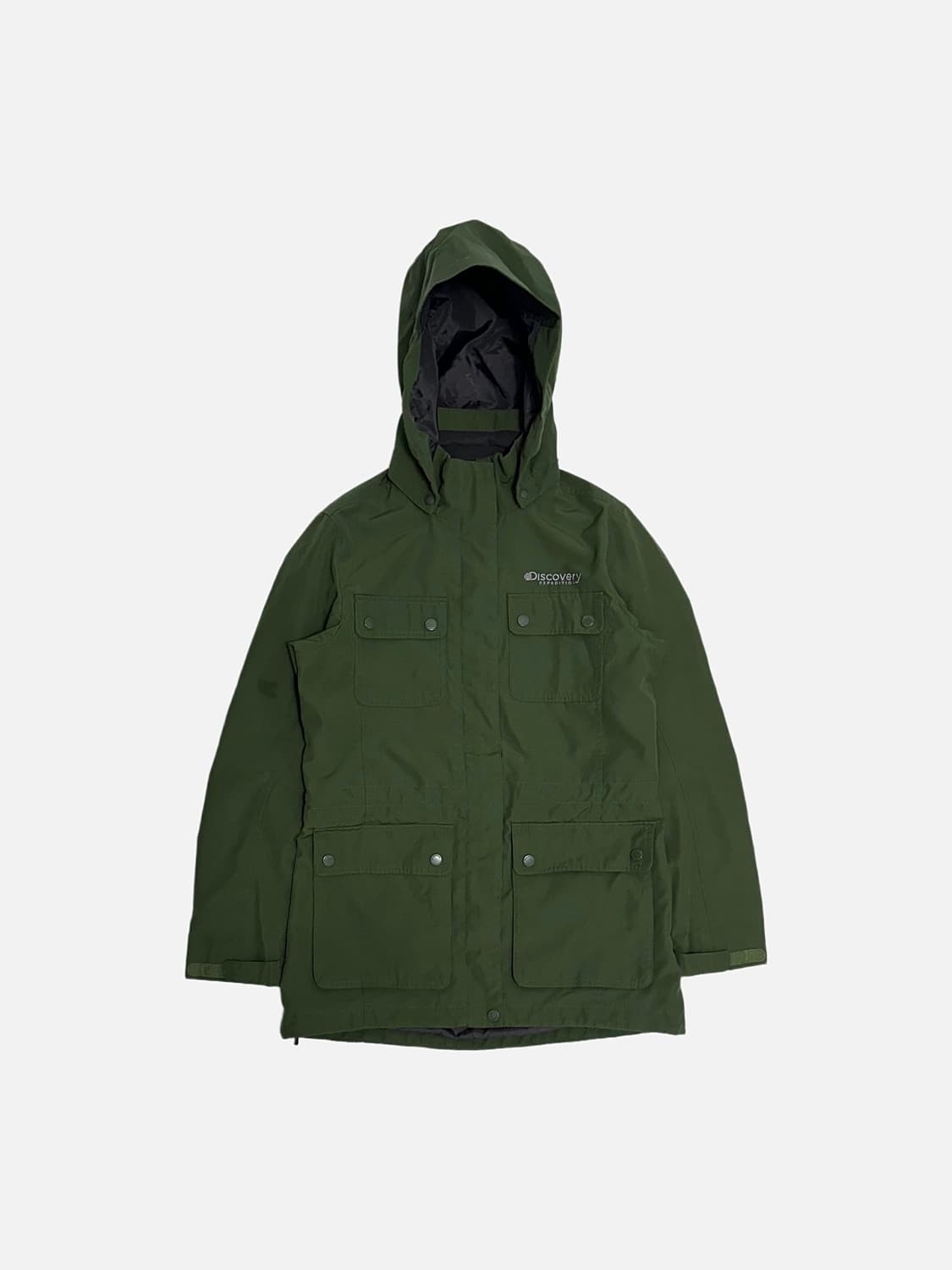 디스커버리 카키 포켓 바람막이 자켓 고프코어 상품이미지1