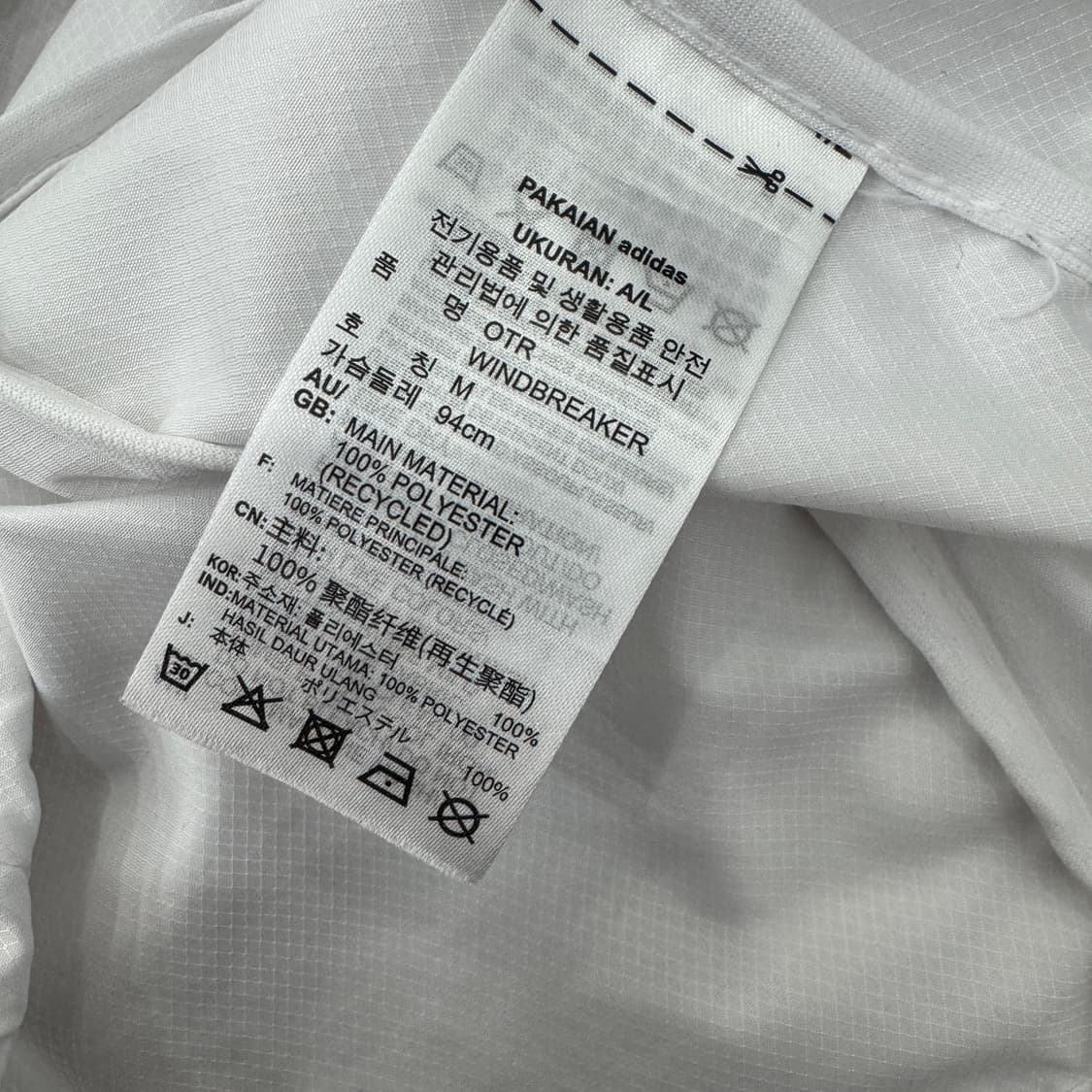 여성용 M 아디다스 오운더런 후드 러닝 윈드브레이커 바람막이  상품이미지6