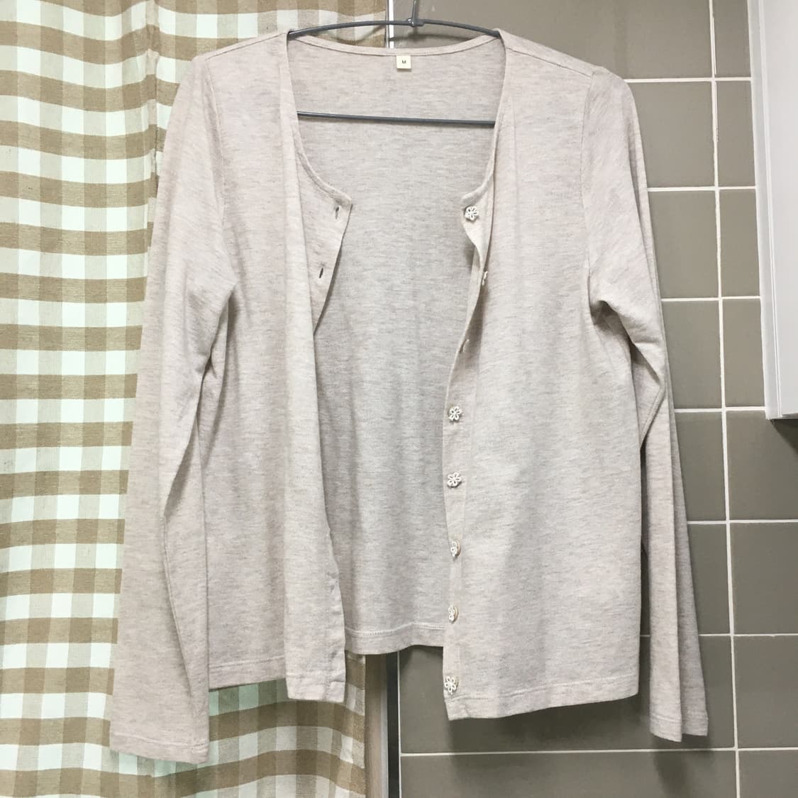 빈티지 모리걸 오트밀 가디건 상품이미지1