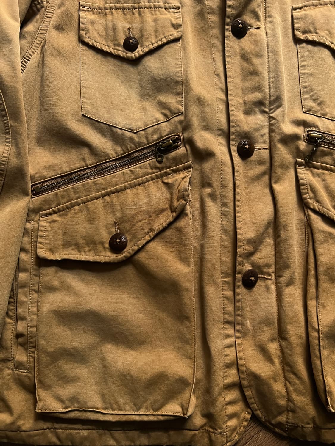 [L]폴로 랄프로렌 40's Fishuntex 페이딩 자켓 상품이미지4