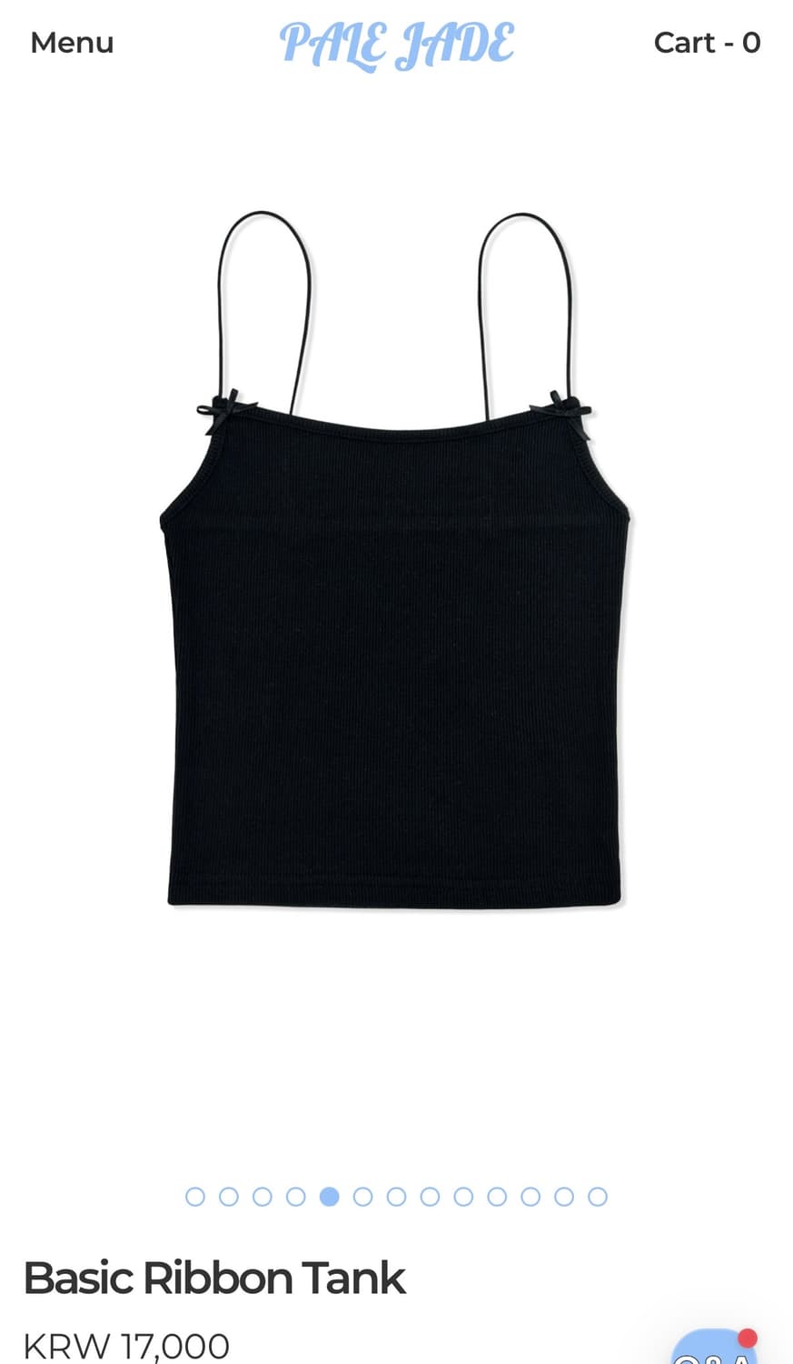 페일제이드 베이직 리본 탱크 나시 상품이미지3