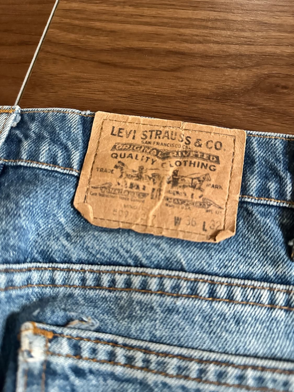 80s 미제 빈티지 리바이스 509 상품이미지4