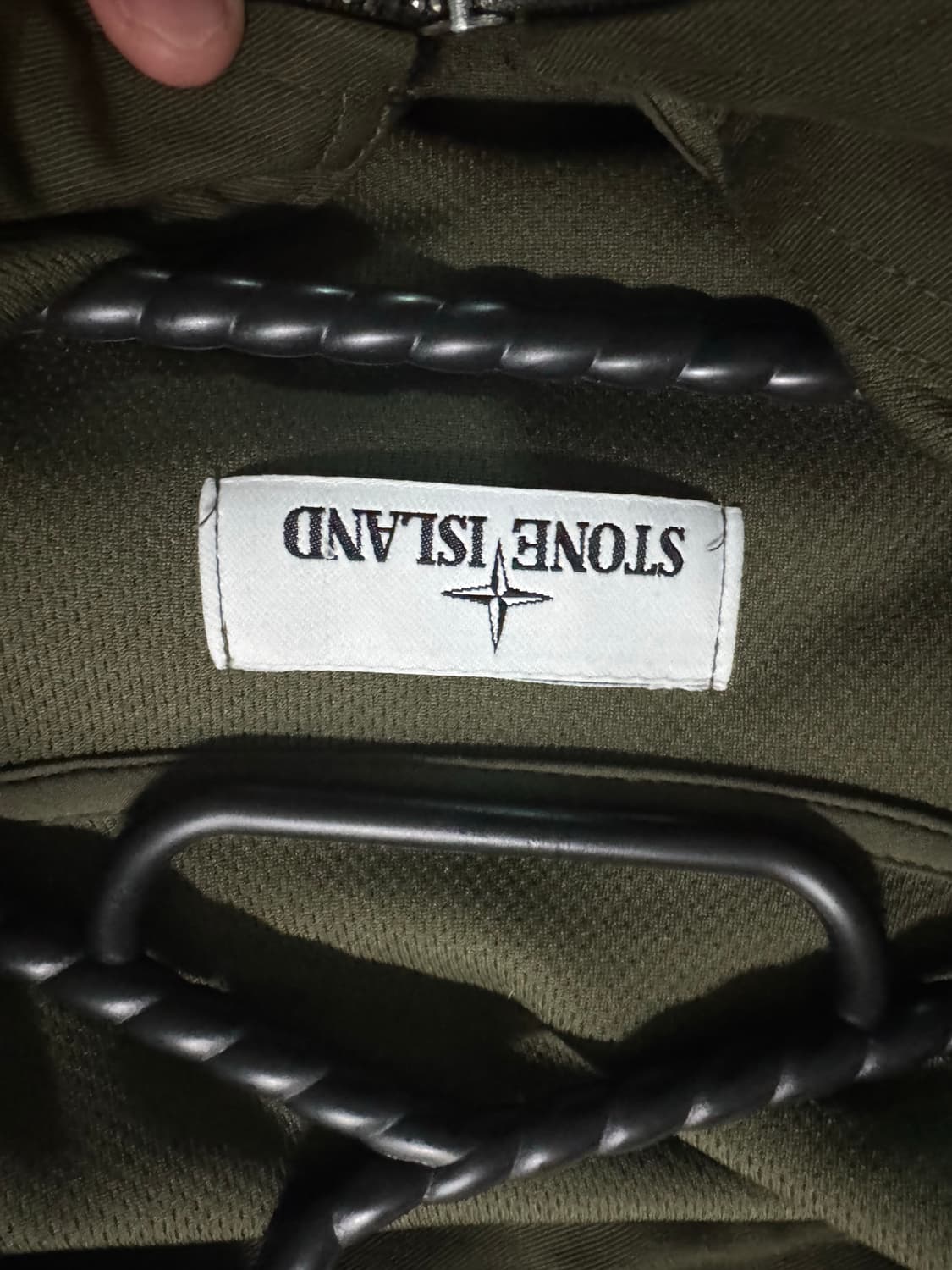 스톤 아일랜드 40727 라이트 소프트 쉘 후드 자켓 올리브 그린 - 2 상품이미지3