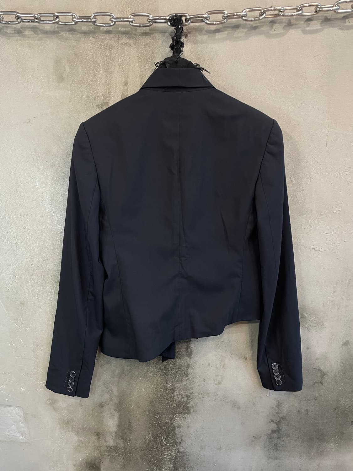 헬무트랭 비대칭 숄칼라 블레이저 상품이미지5