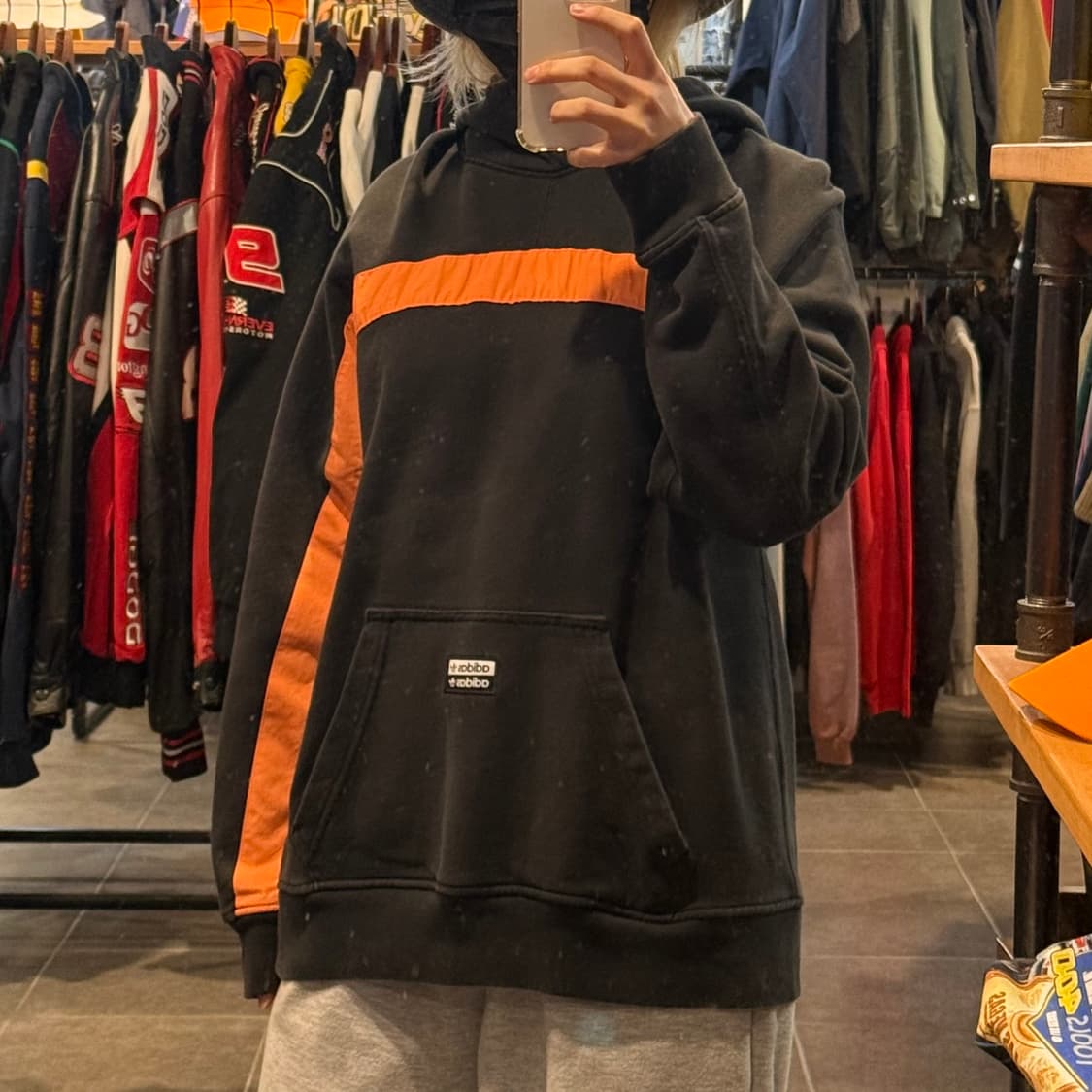 NO.9] adidas 오버핏 후드티 상품이미지3