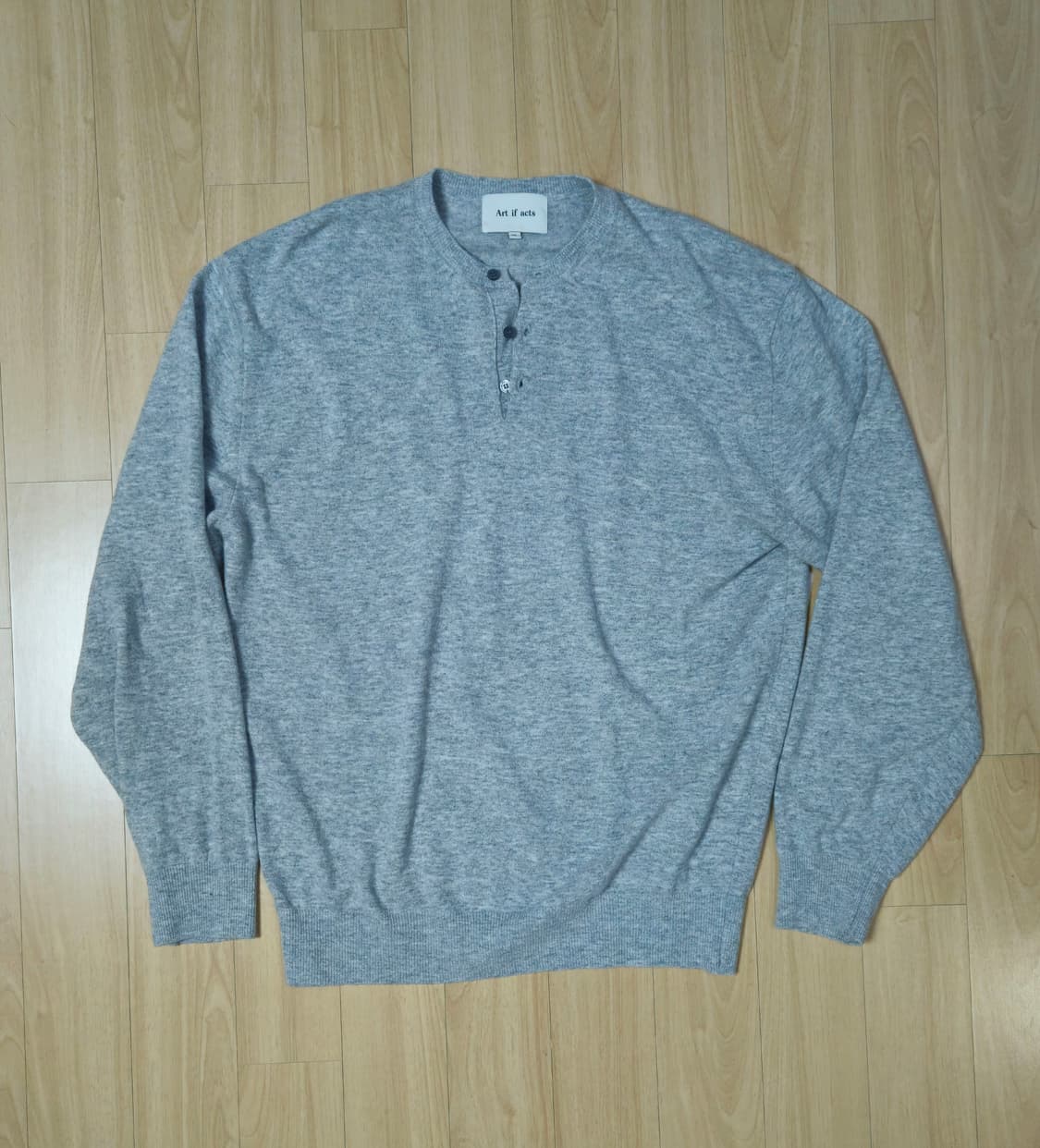 아트이프액츠 헨리넥 니트 클라우드 XL 상품이미지1