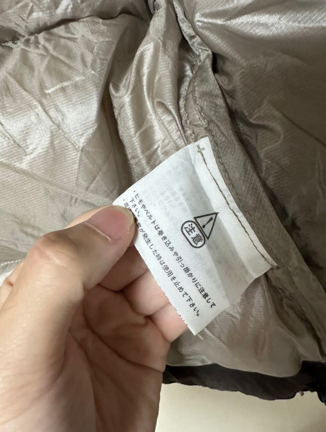 노스페이스 빈티지 아콘 후디 다운 경량패딩 브라운 상품이미지5