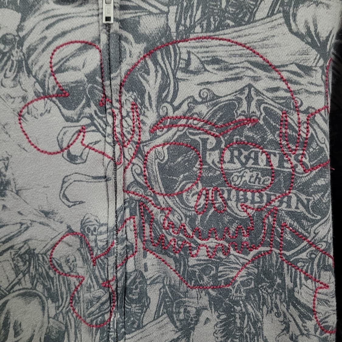 PIRATES CARIBBEAN Sketch Art Hoodie Y2K 상품이미지5