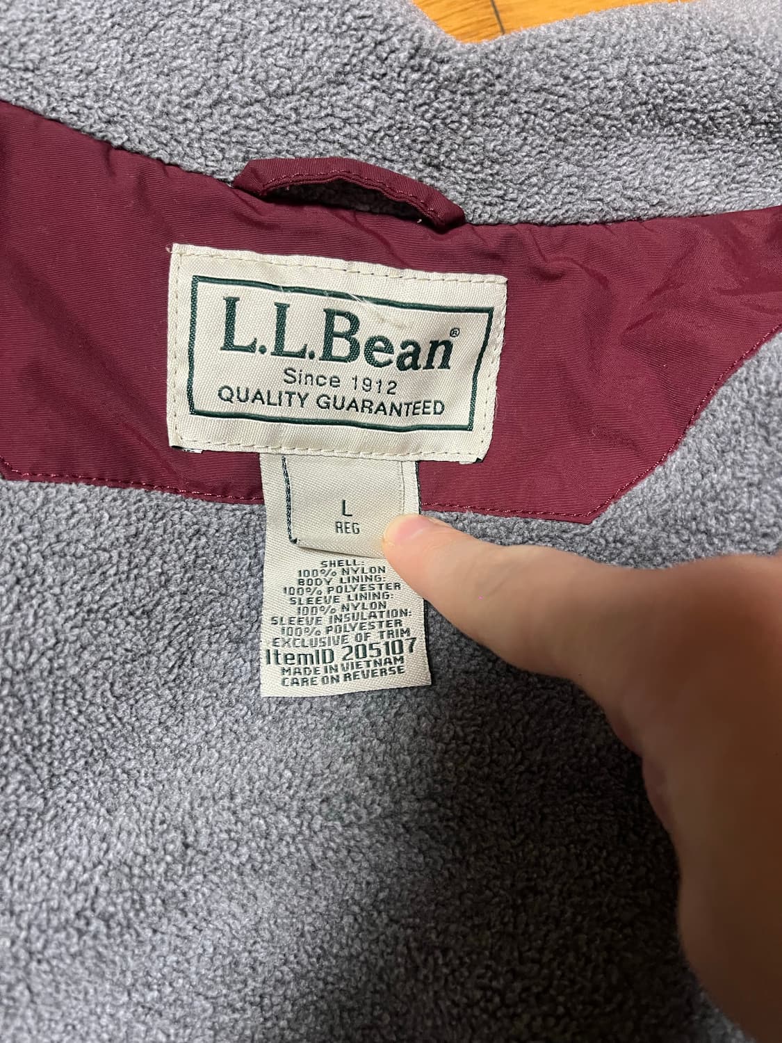 LLBean 신슐레이트 점퍼 상품이미지2