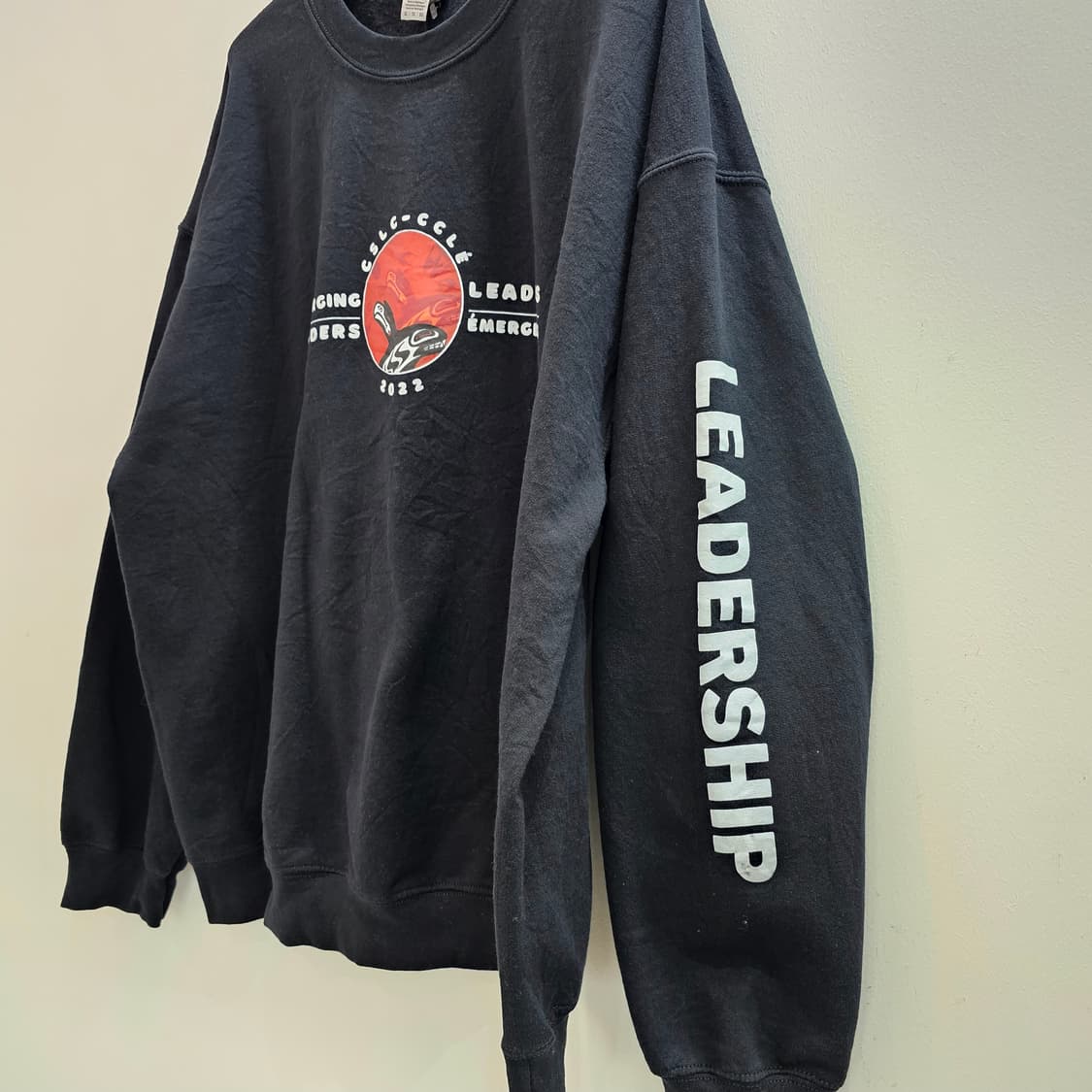 길단 블랙 맨투맨 기모 스웻셔츠  상품이미지5