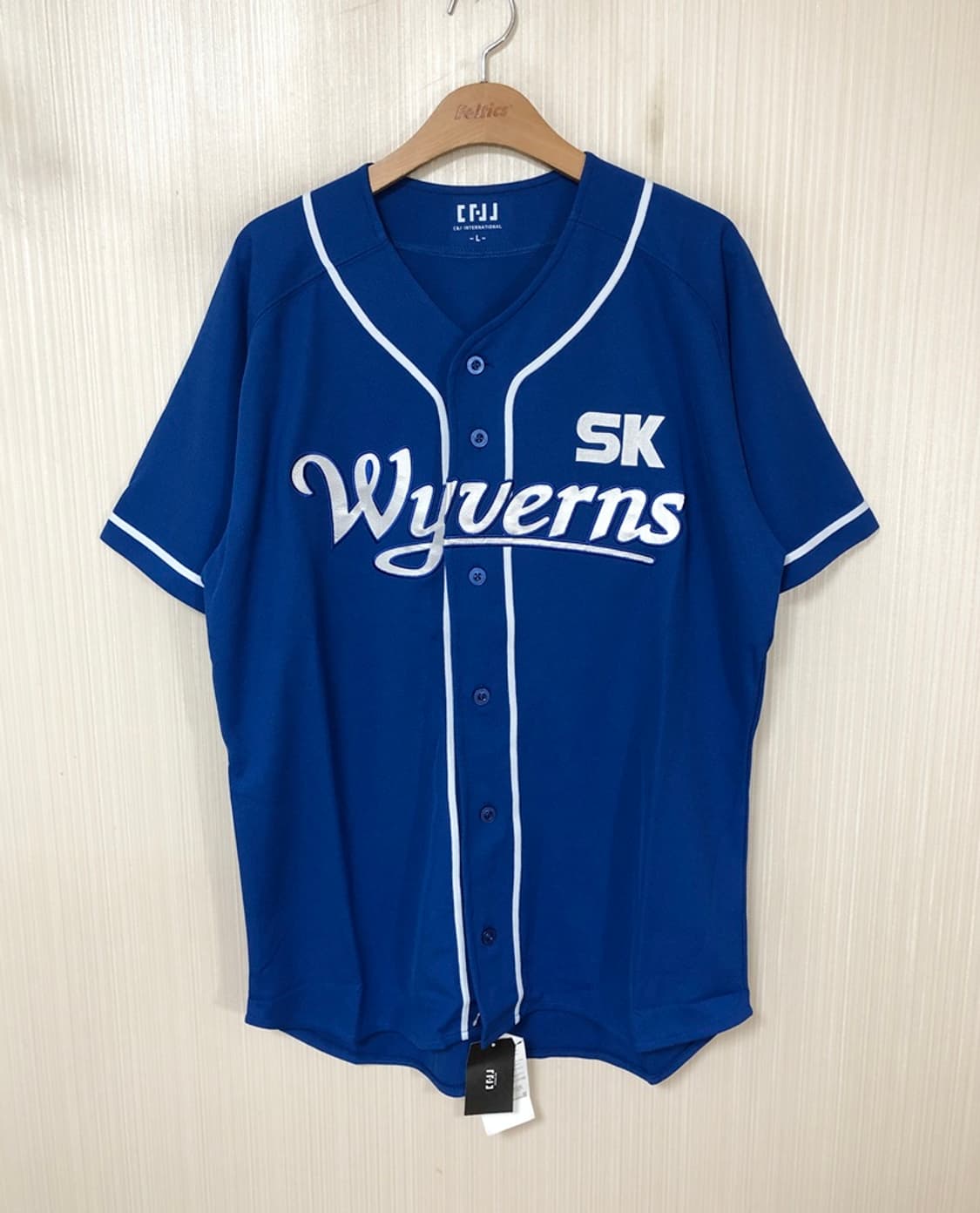 KBO SK와이번스 20시즌 로얄블루 올드 레트로유니폼/져지 L 상품이미지1