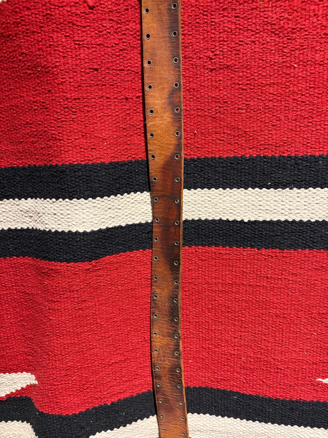 Vintage brown garisson belt / 웨스턴 아일렛 벨트 상품이미지2