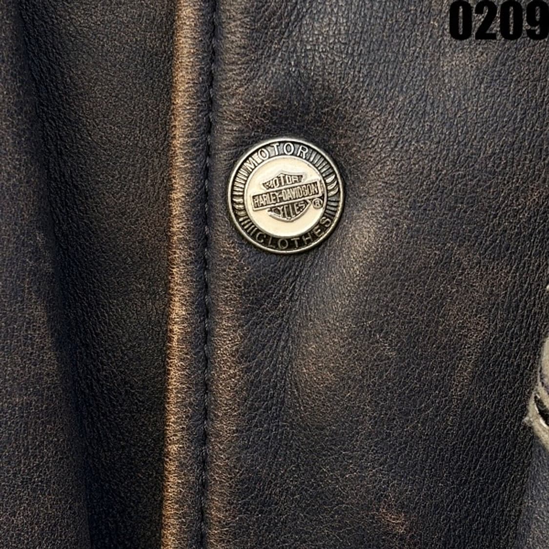 할리데이비슨 레더 바시티 스타디움 자켓 M 0209  상품이미지3