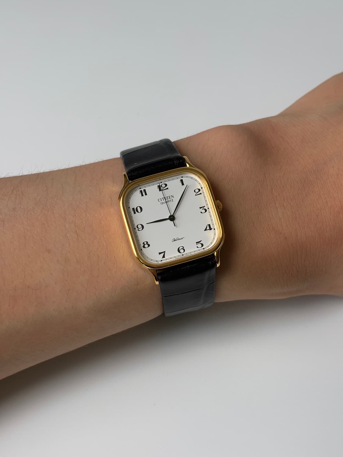 1980s Homer Gold Square Quartz 상품이미지7