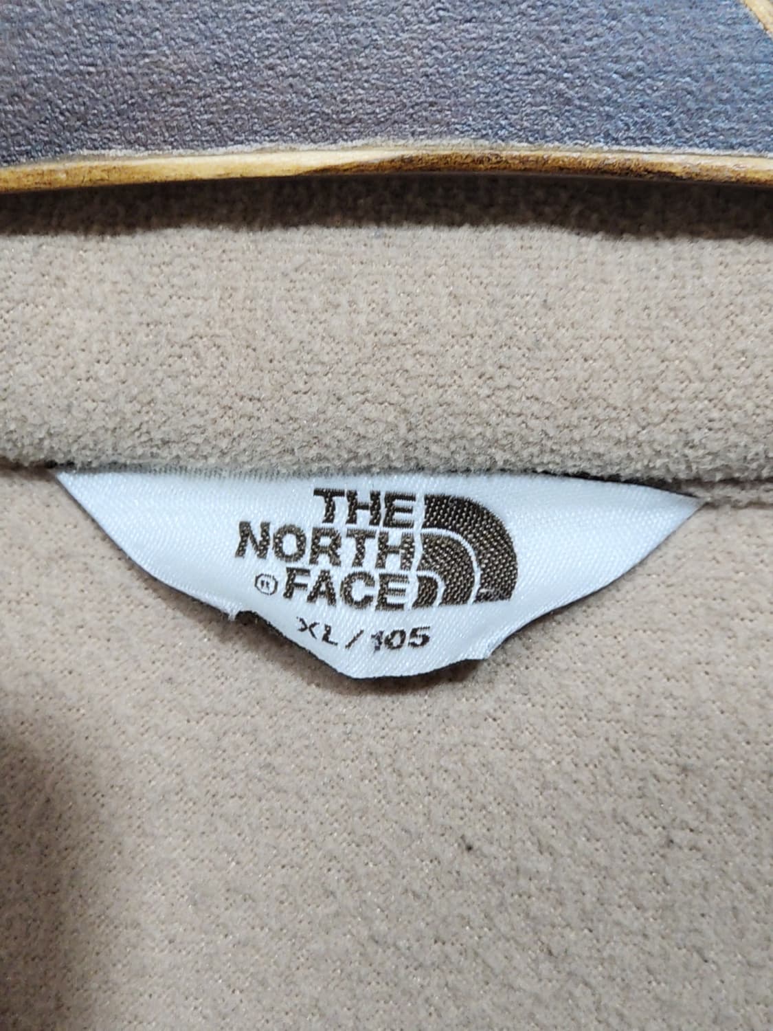 (XL) 노스페이스 후리스 점퍼 베이지 뽀글이 플리스 자켓  상품이미지3
