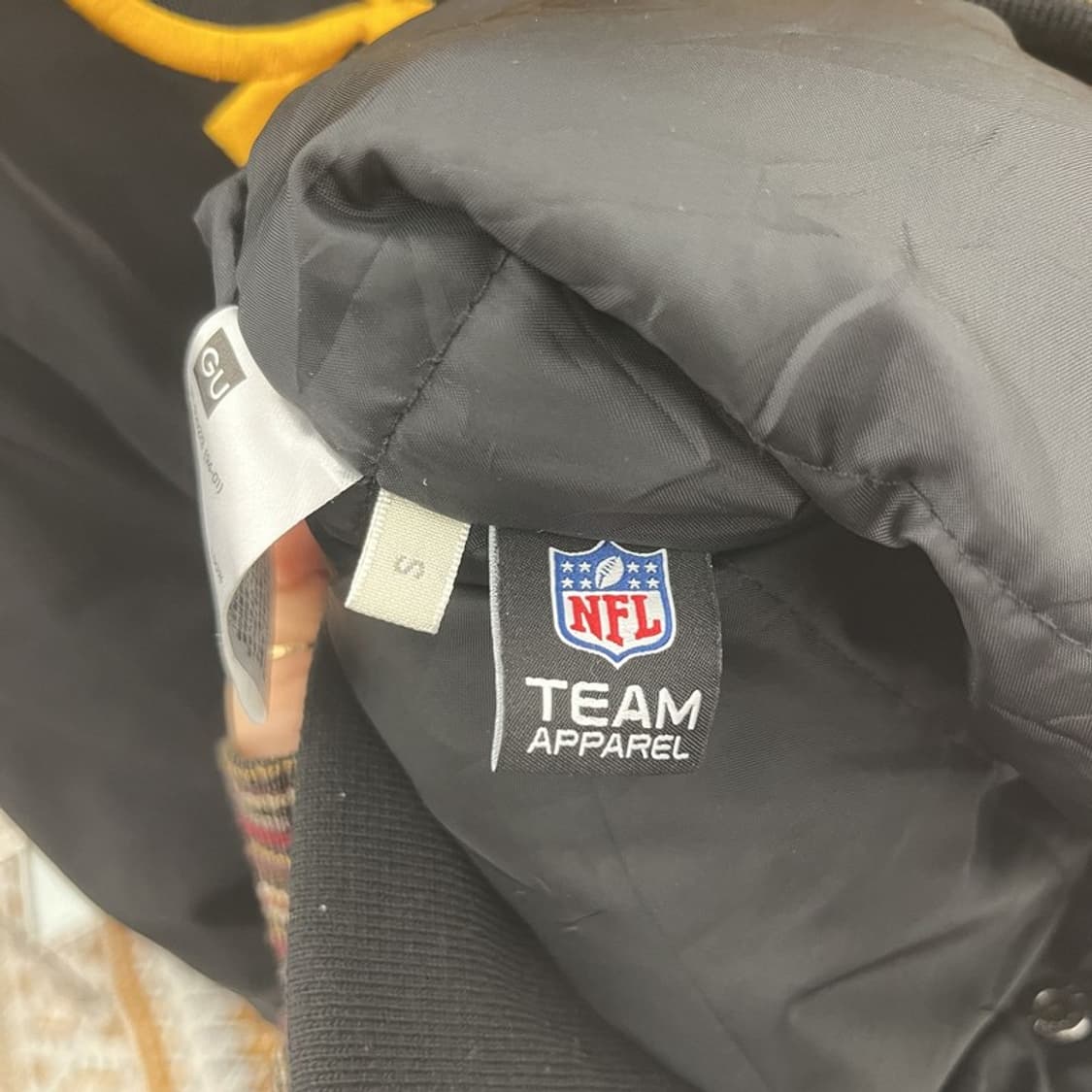 NFL 피츠버그 스틸러스 올드스쿨 레트로 펑크 바시티자켓 S C11346 상품이미지6