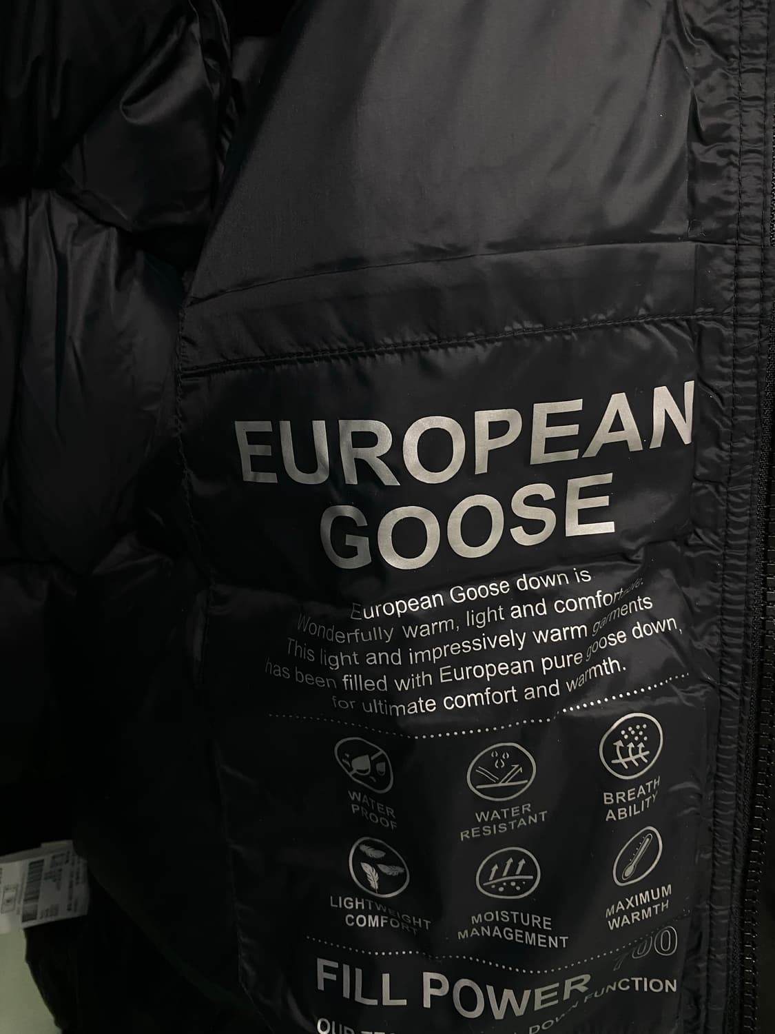 폴햄 POLHAM 푸퍼 구스 블랙패딩 105 상품이미지7