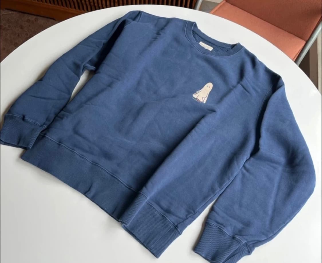 누디진 nudie jeans 고스트 맨투맨  XL새제품 (와이드핏) 상품이미지1