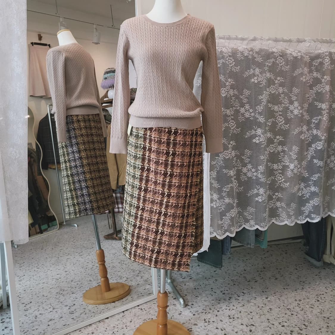 Yuki torii 그라데이션 랩스커트(Japan made) 상품이미지2