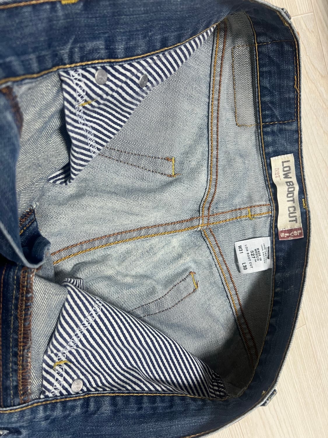 빈티지 리바이스 527 made in korea 상품이미지4