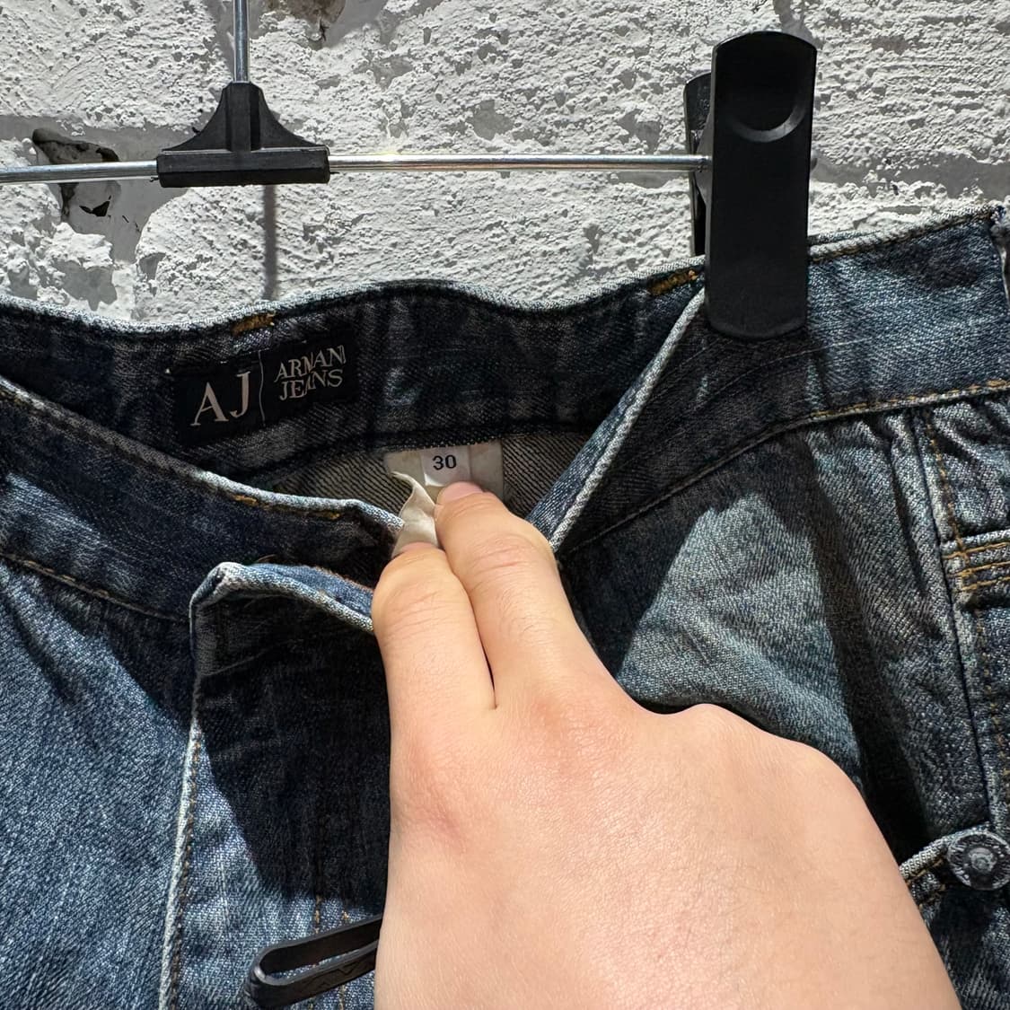 아르마니 진스 빈티지 데님팬츠 상품이미지4