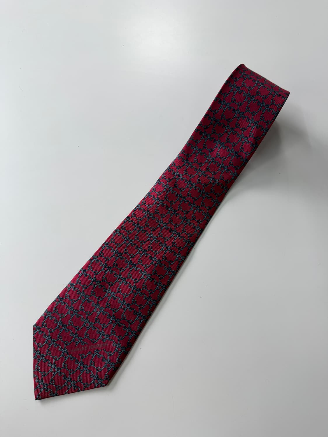 챨스쥬르당 (Charles Jourdan) 실크 넥타이 7.8cm 상품이미지1