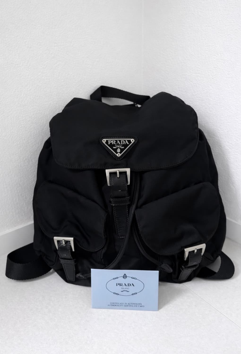 (프라다 정품)  프라다 포코노 나일론 백팩 상품이미지2