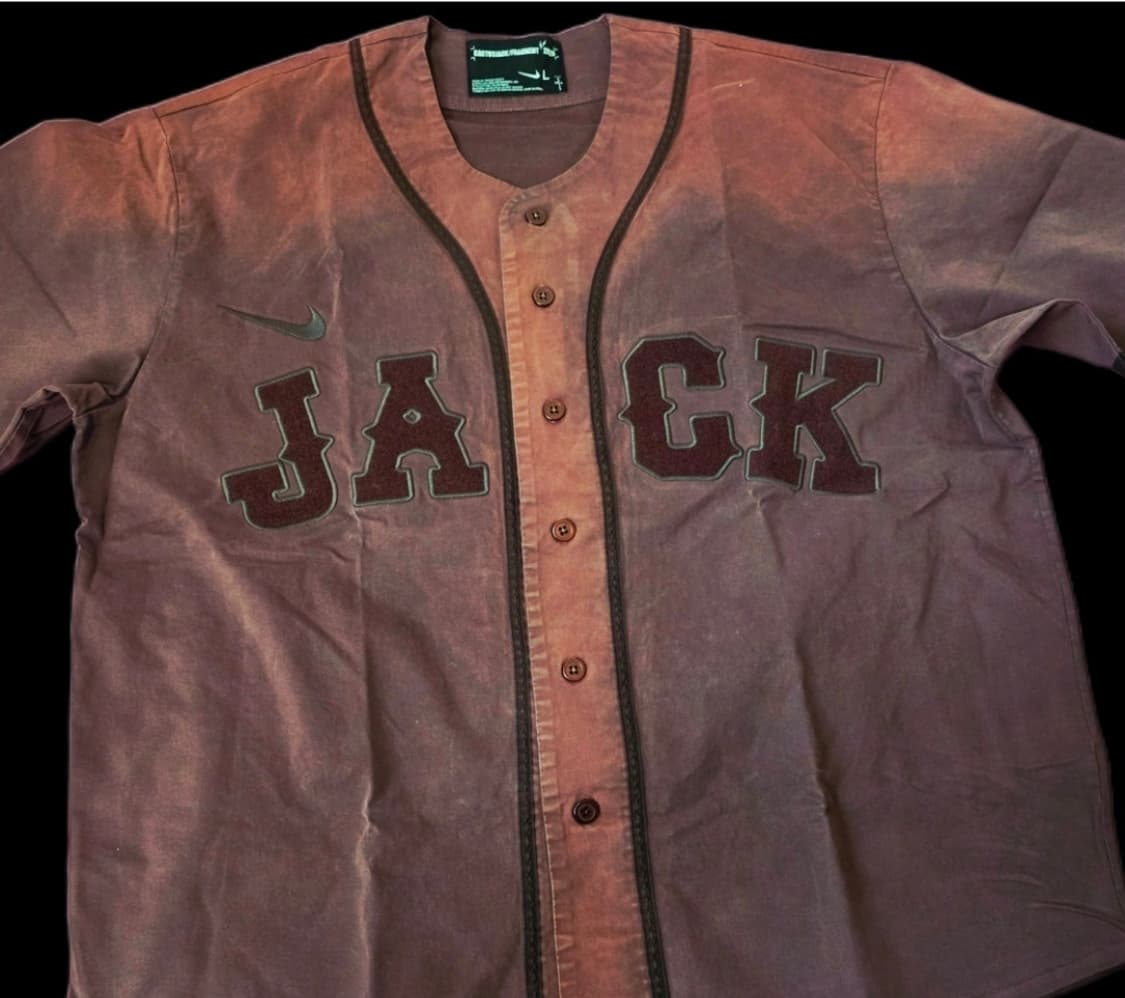 트래비스스캇 프라그먼트 베이스볼셔츠 xl 상품이미지1