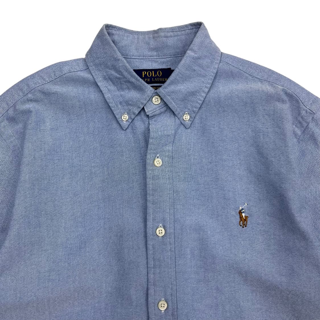 폴로 랄프로렌 옥스포드 소라 셔츠 M 상품이미지4