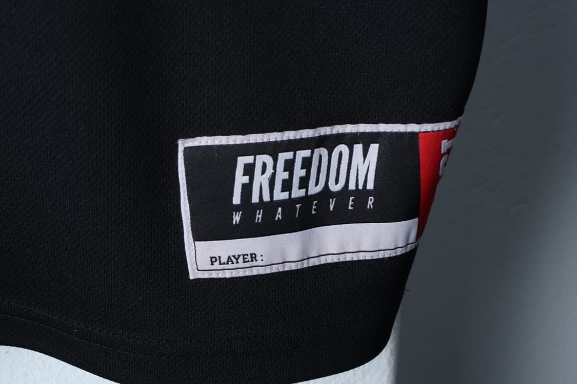 (XL-2XL) 프리덤에슬레틱 반팔 티셔츠 베이스볼져지 블랙-H33600 상품이미지6