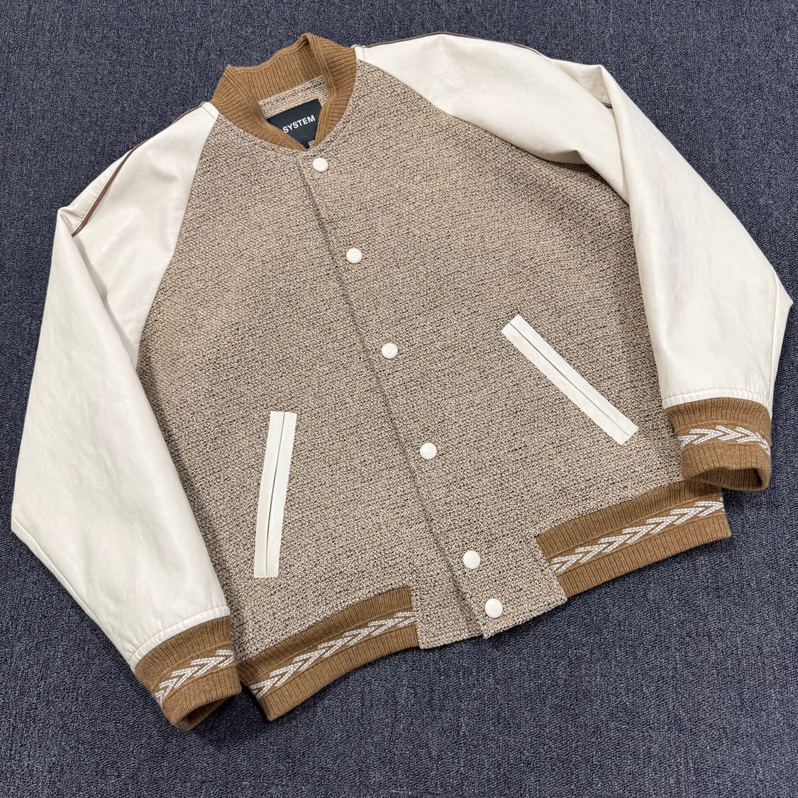 24년 시스템 MIXMATCHLAYER 바시티 자켓 상품이미지3