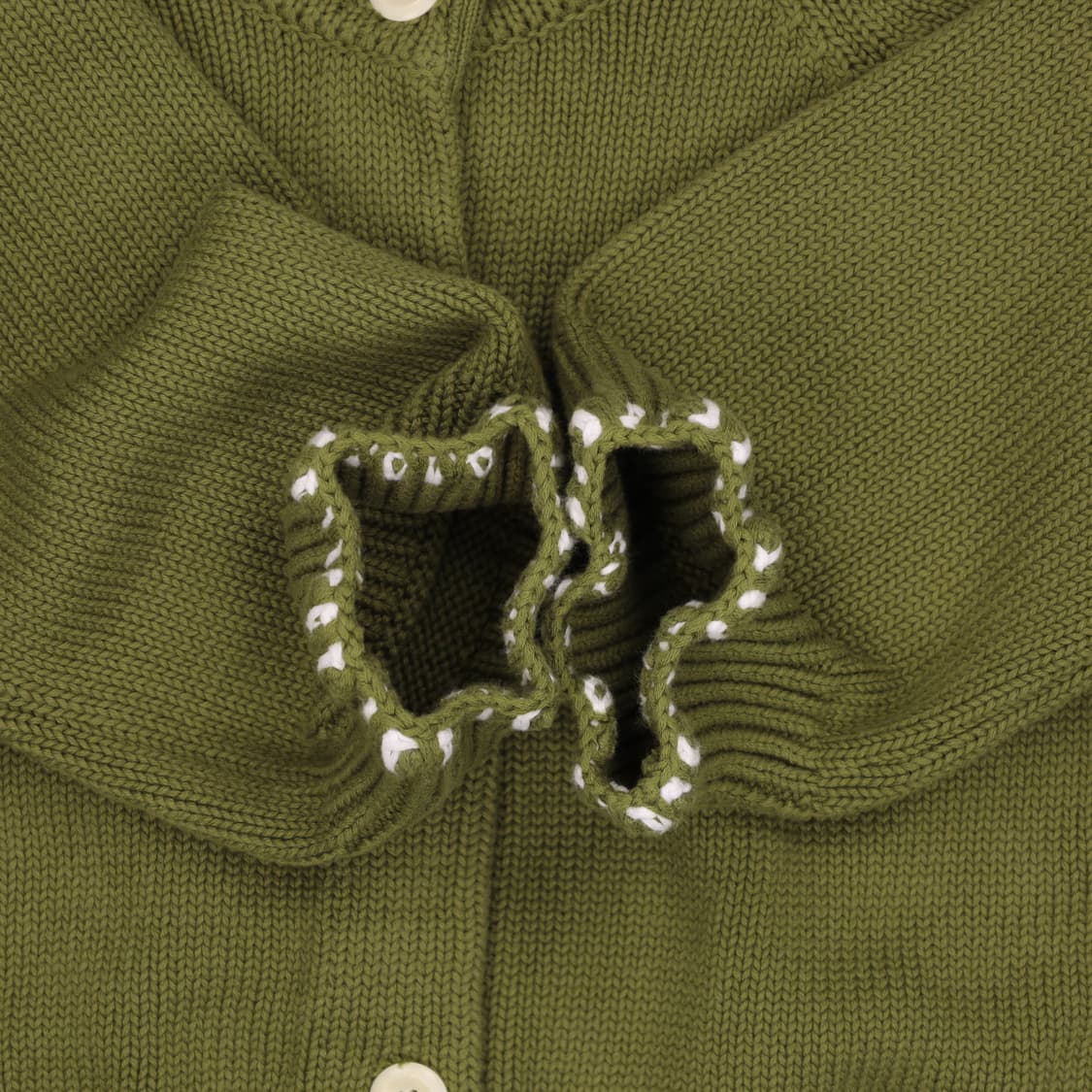[XS] YMC 25FW 최신형 콰이 니트 가디건 카키그린 3880 상품이미지3