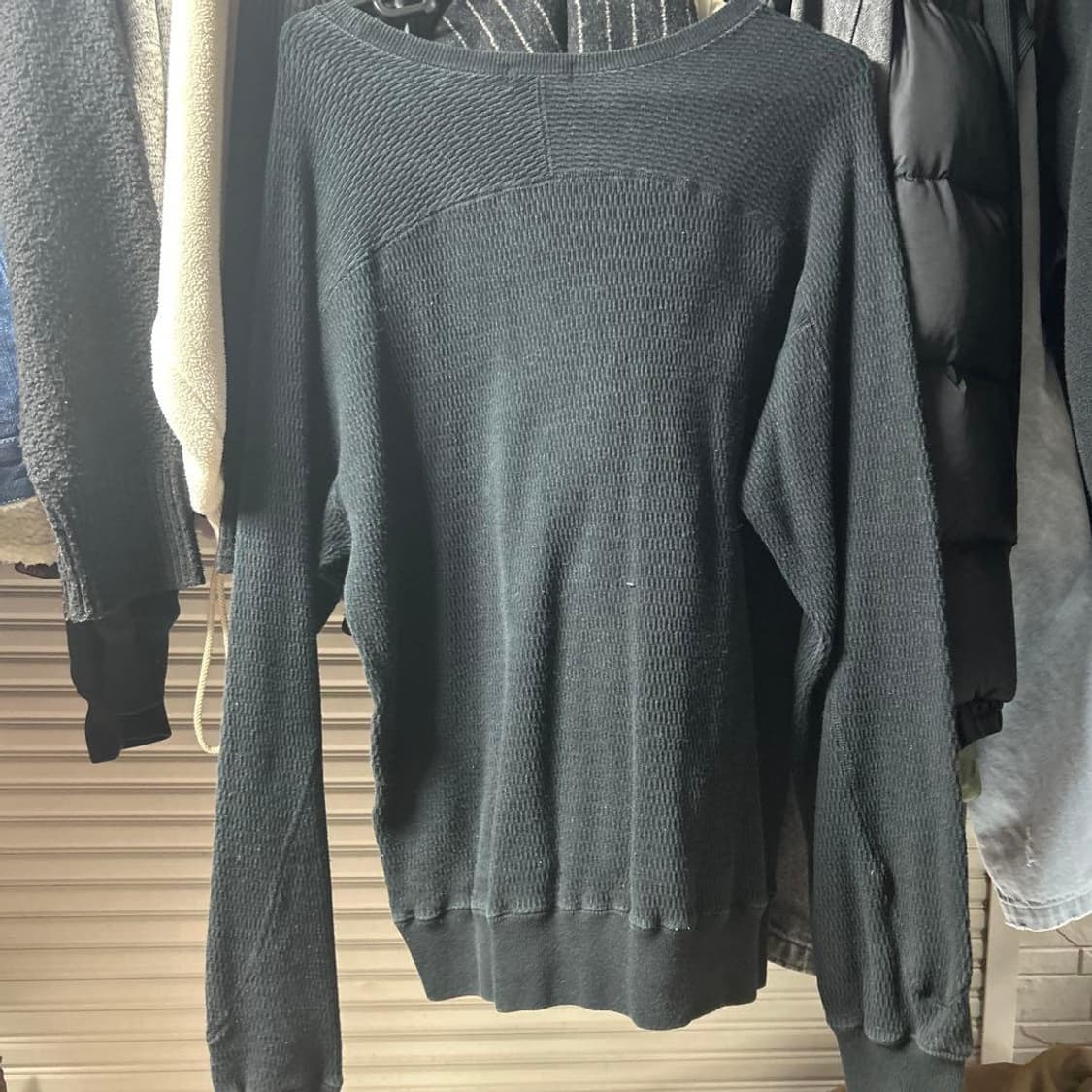 히스테릭 글래머 데빌 걸 프린트 와플 니트 상품이미지2