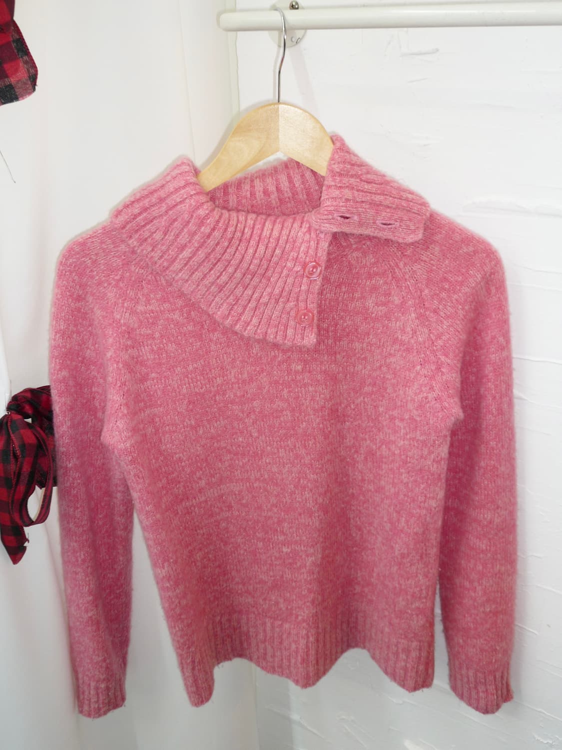 vivid pink high neck knit 상품이미지5