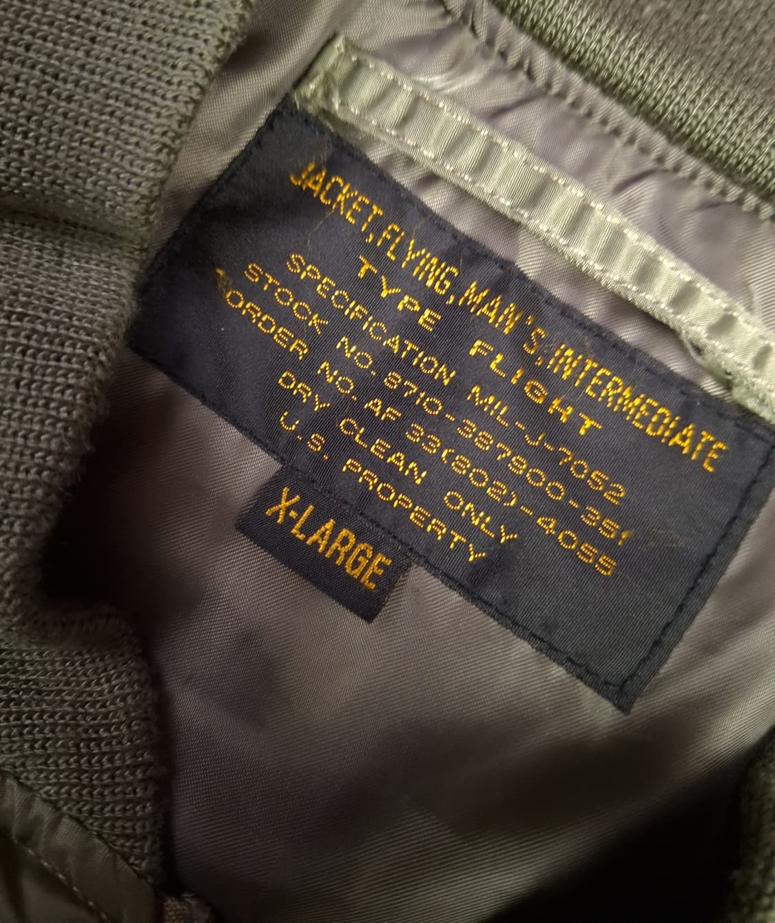 밀리터리 USA MA-1 TYPE 엠브로이드 항공자켓 상품이미지3