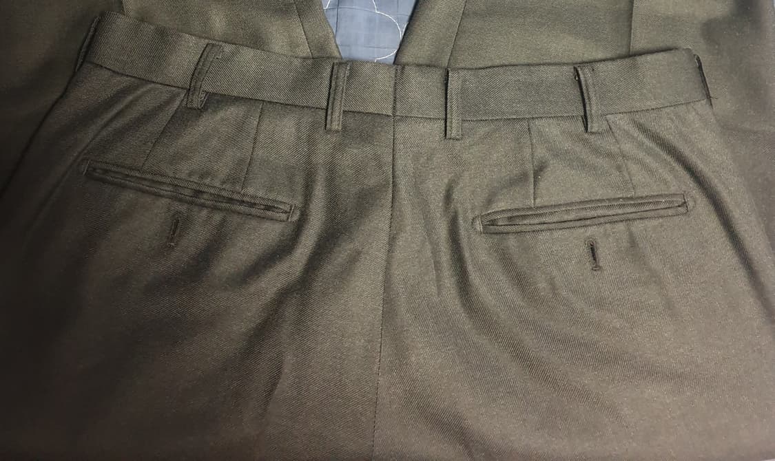 쟌피엘 클래식 정장세트 다크그레이 (상의:L 하의:34인치) 상품이미지8