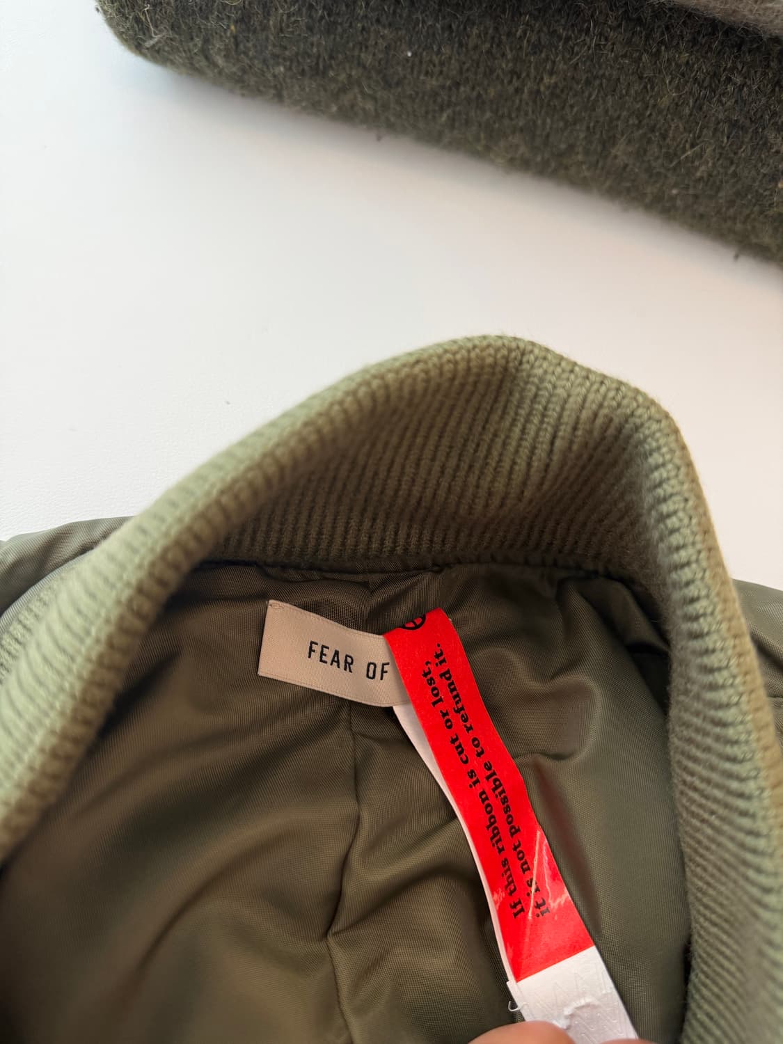 피어오브갓 이터널 봄버 블루종 카키  상품이미지4