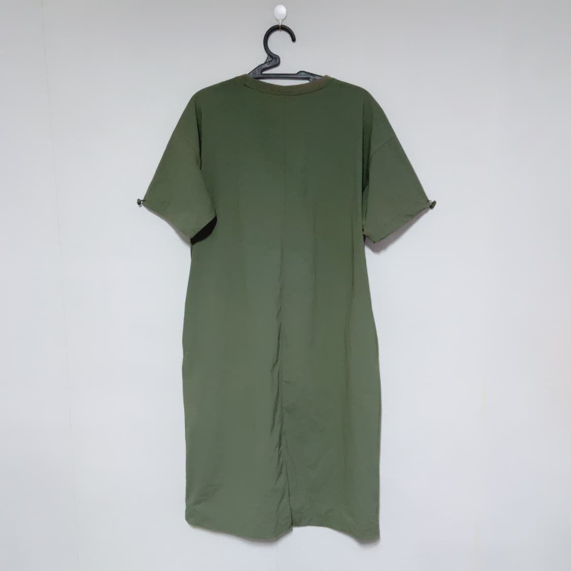 노스페이스 카키 포켓 나일론 반팔 원피스 상품이미지8