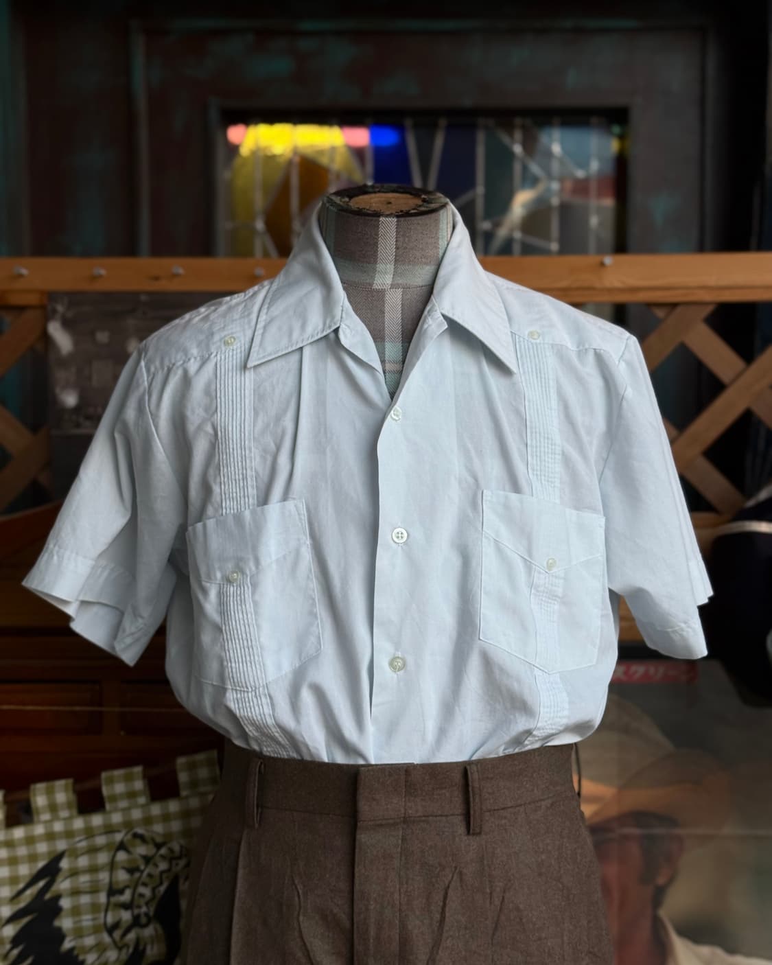 70-80's Guayabera 구아야베라 셔츠 M 상품이미지10