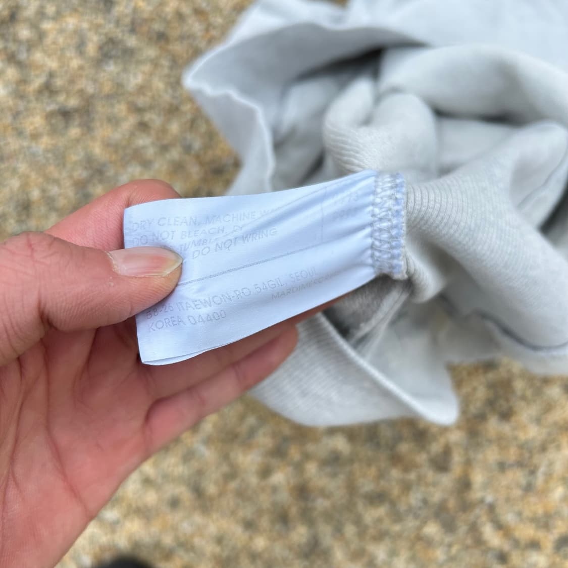 마르디 메크르디 그레이 플라워 맨투맨 상품이미지5