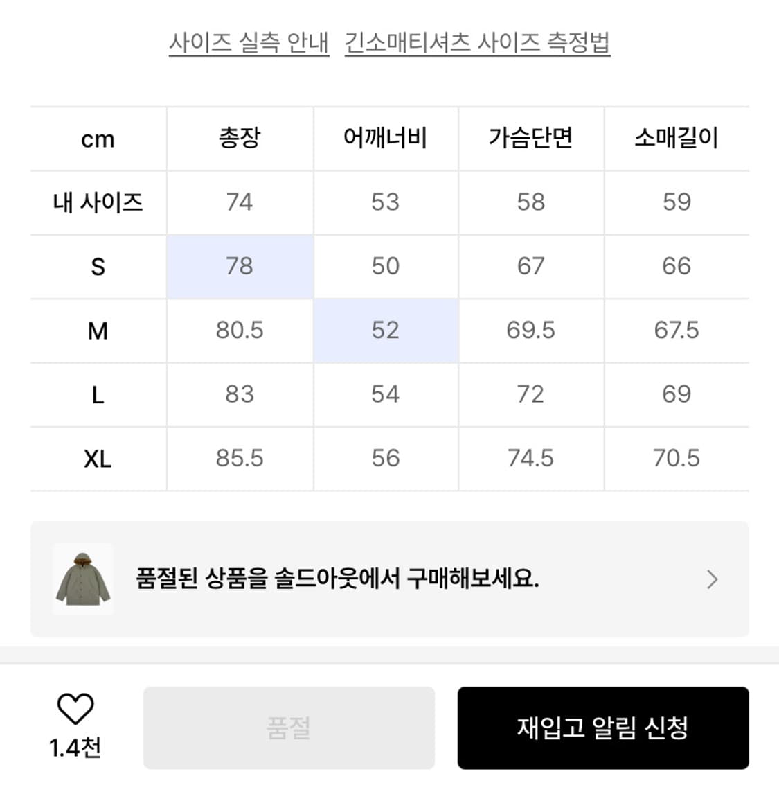 [M] 예스아이씨 가디언 파카 상품이미지5