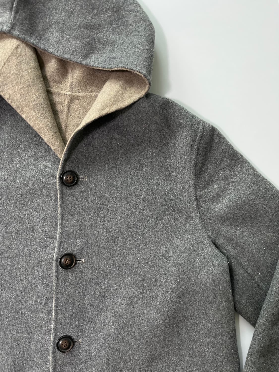 소프트 그레이 리버시블 후드코트 상품이미지6