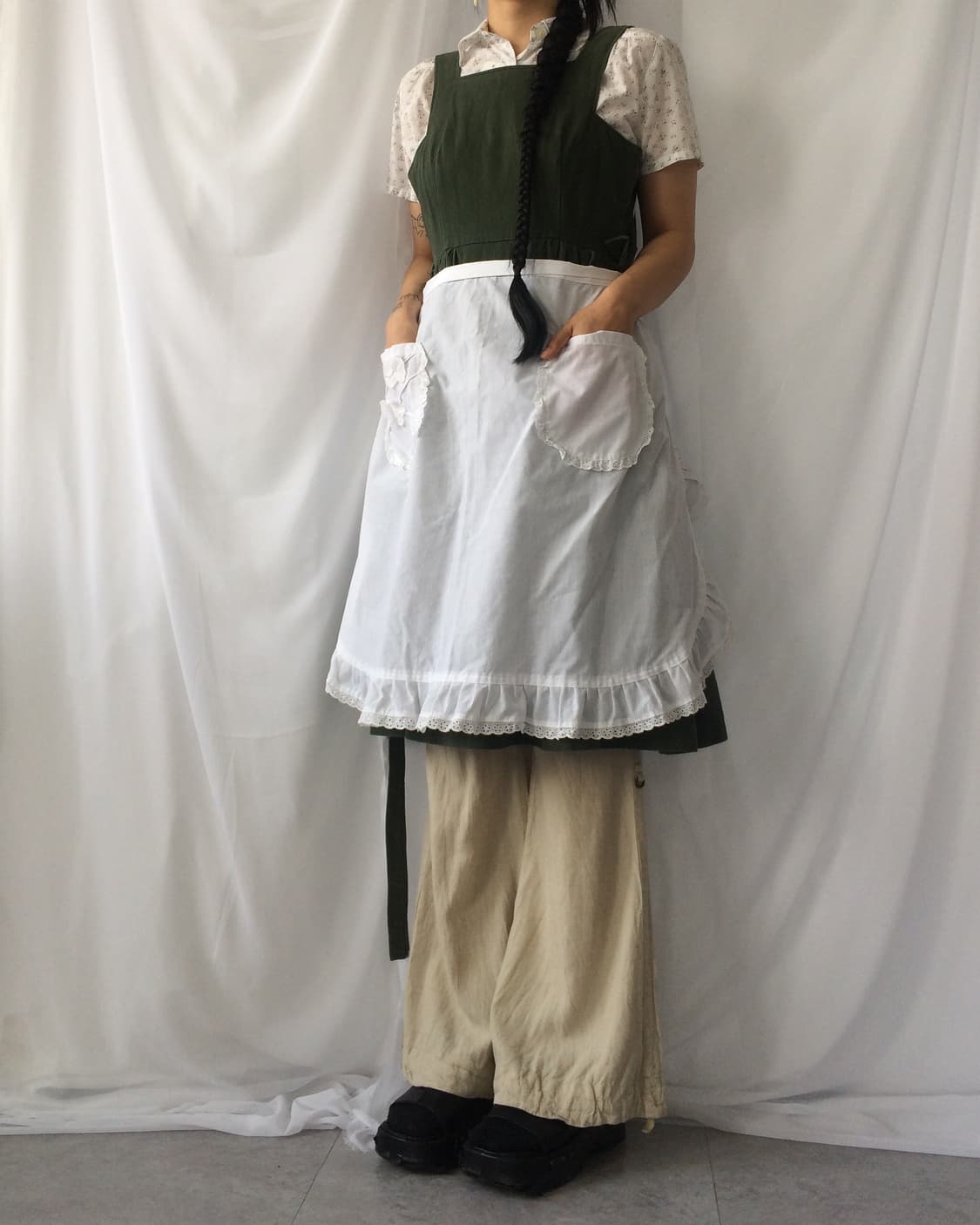 Belted suspender mood onepiece 상품이미지6