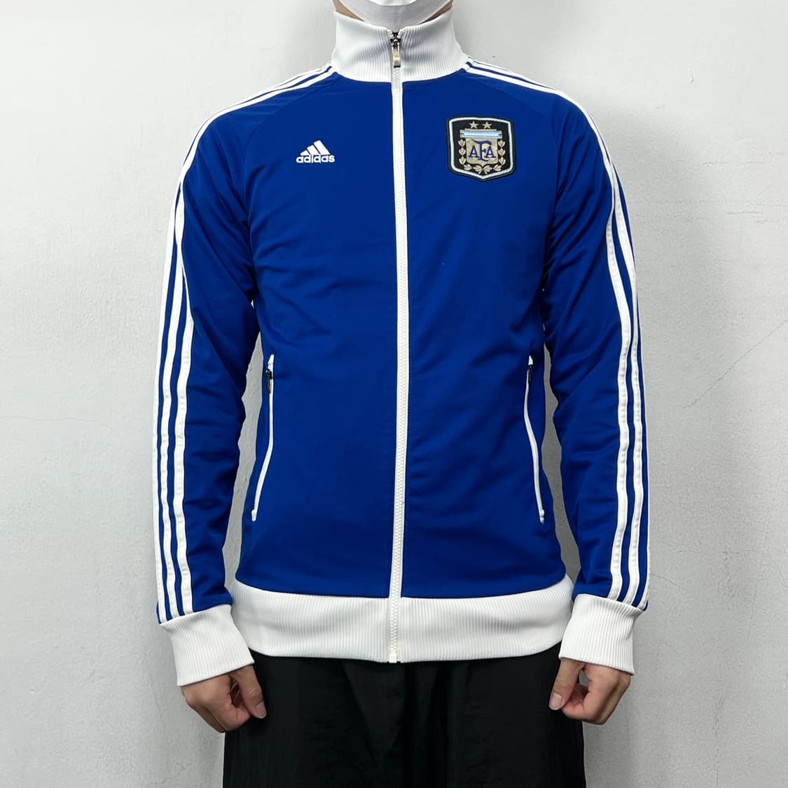 아디다스 블루 삼선 아트헨티나 트랙탑 져지 자켓 상품이미지2