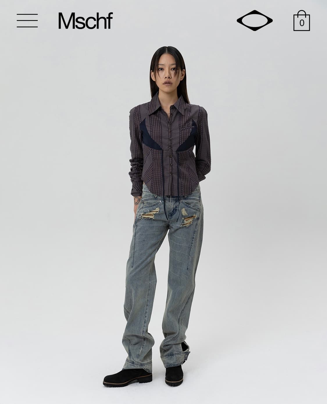 미스치프 ANATOMIE JEAN_BLUE GREY 상품이미지2