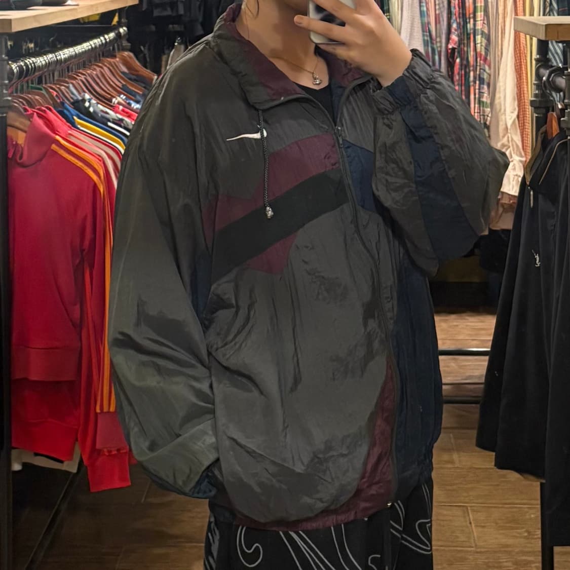 [HI] Nike바람막이 그레이 배색 상품이미지5