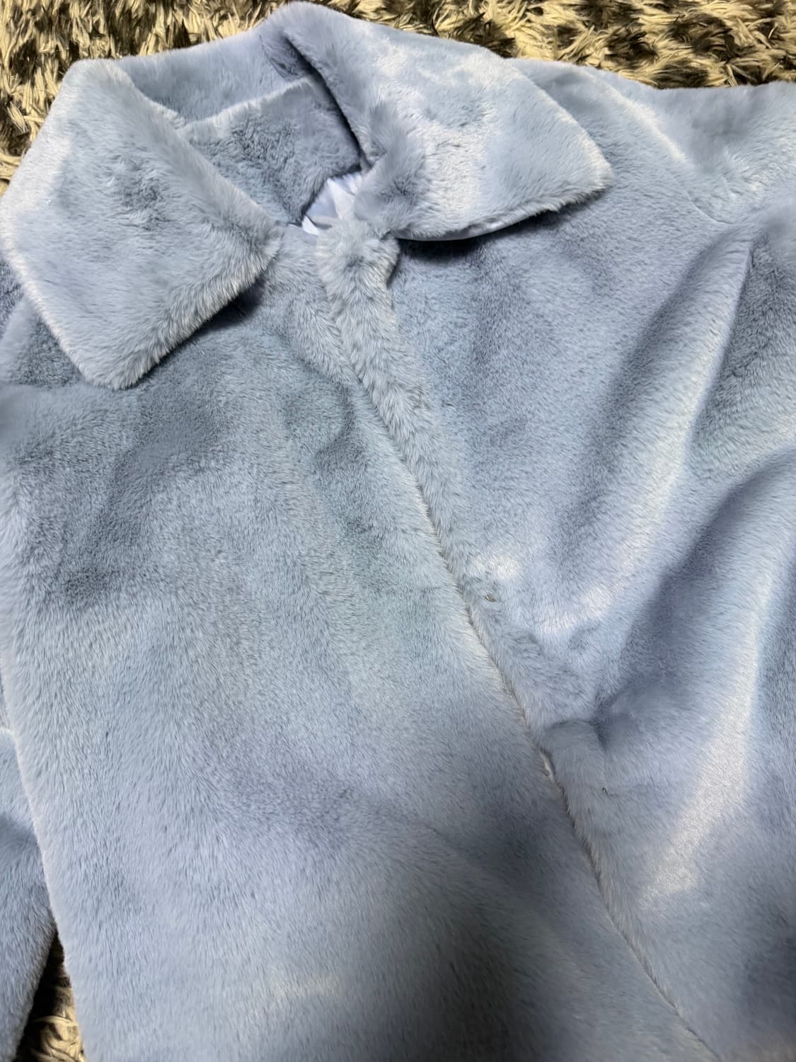 소라색 퍼자켓 상품이미지3